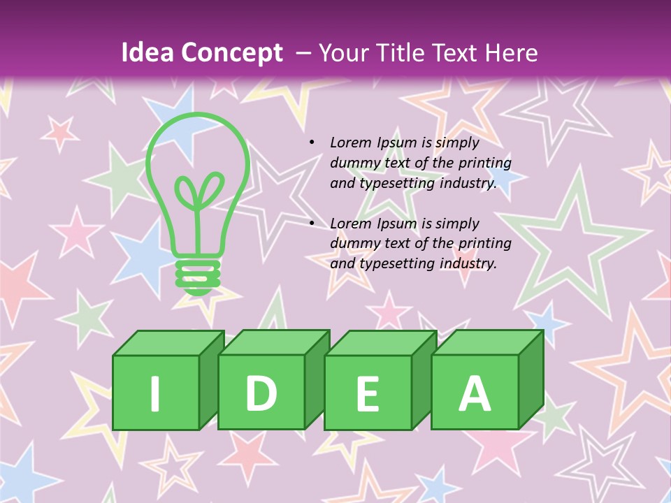 Security White Background Rust PowerPoint Template