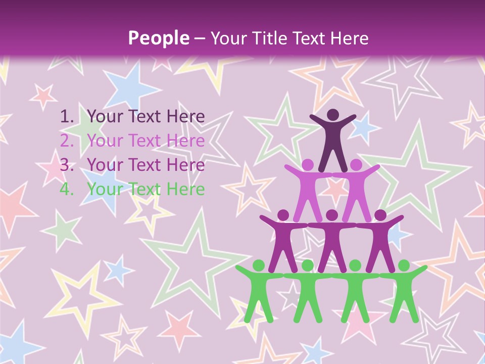 Security White Background Rust PowerPoint Template