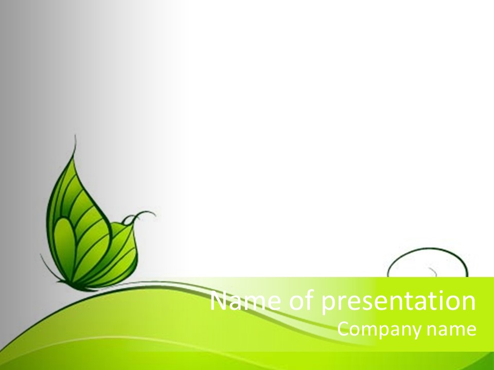 Decoration Image Insect PowerPoint Template