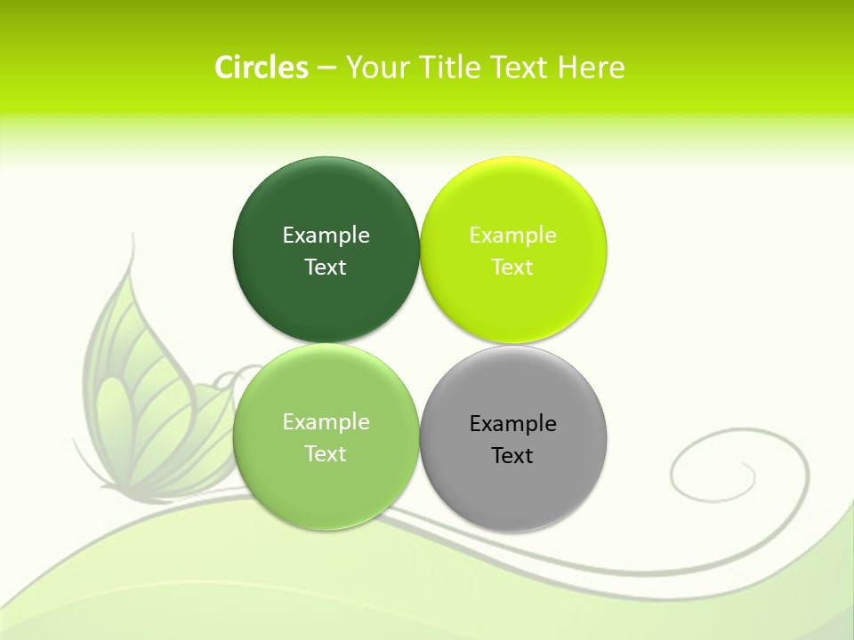 Decoration Image Insect PowerPoint Template