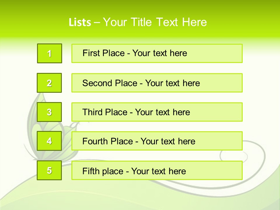 Decoration Image Insect PowerPoint Template