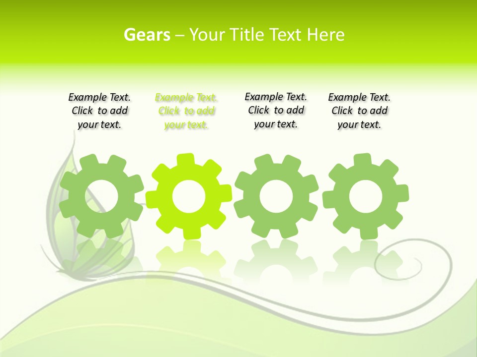 Decoration Image Insect PowerPoint Template