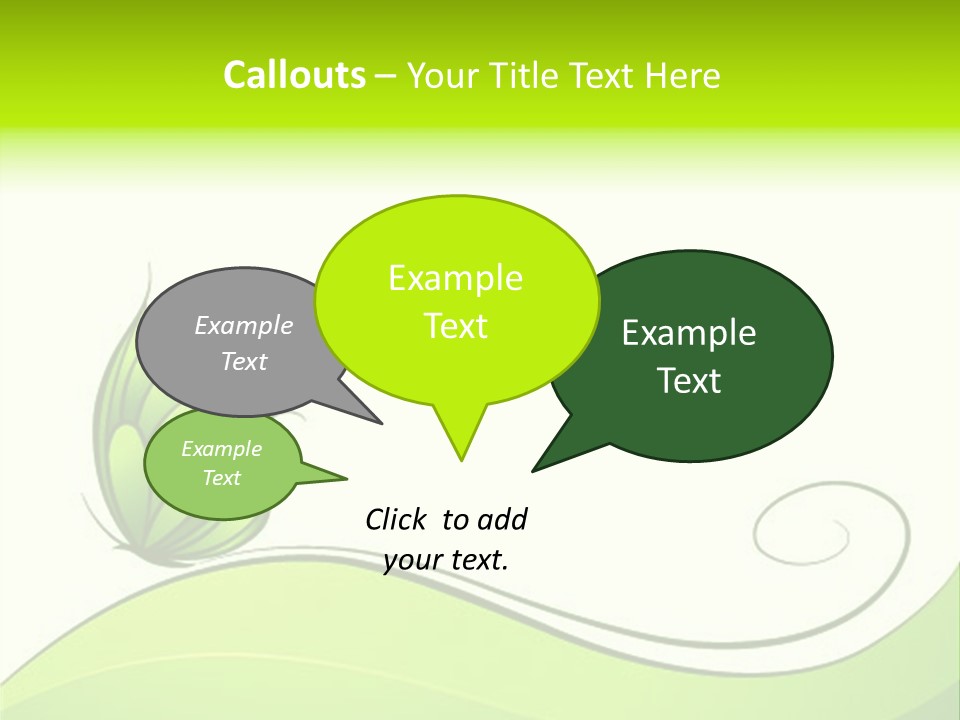 Decoration Image Insect PowerPoint Template