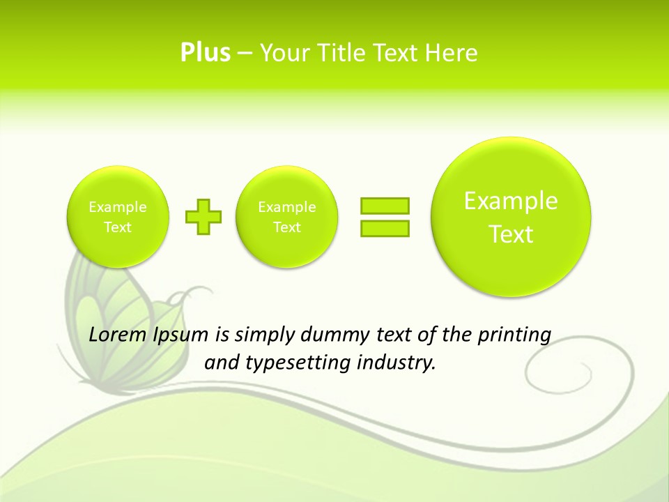 Decoration Image Insect PowerPoint Template