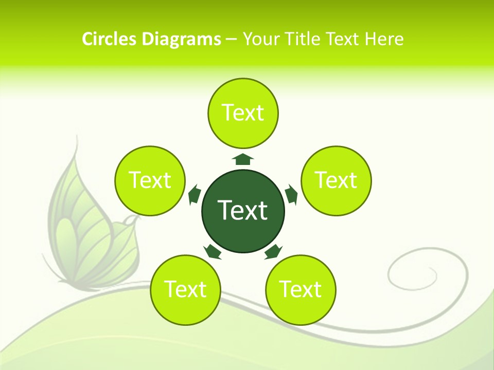 Decoration Image Insect PowerPoint Template