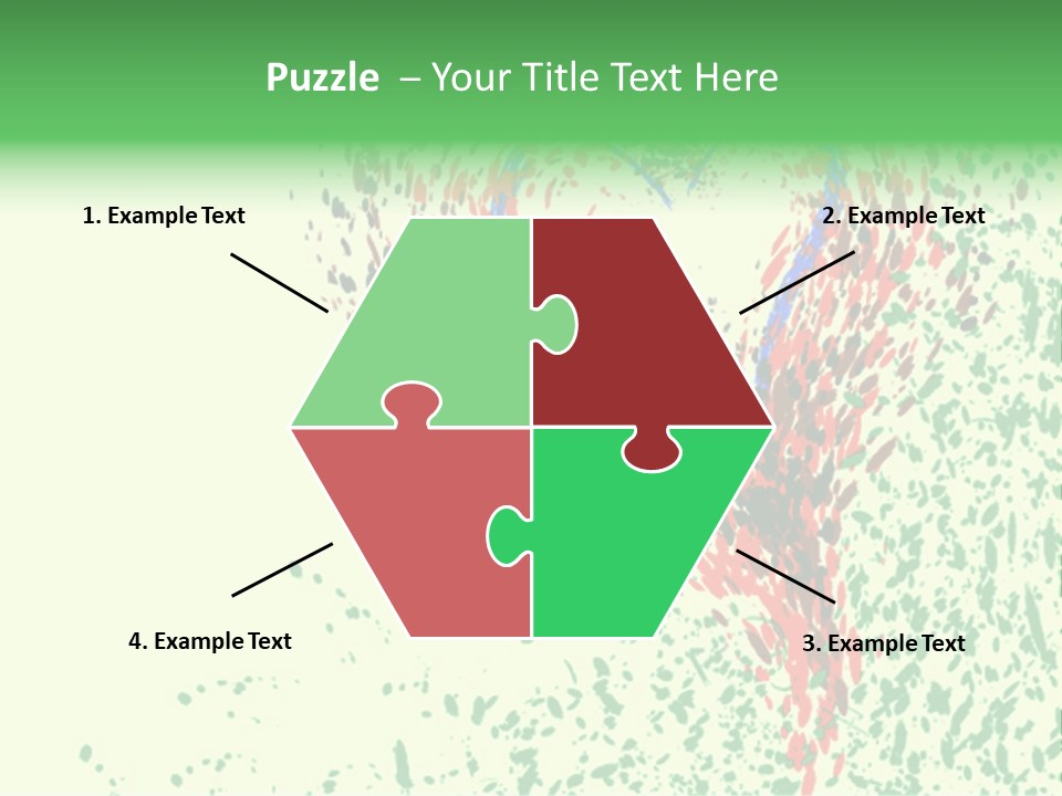 Single Paint Valentine PowerPoint Template