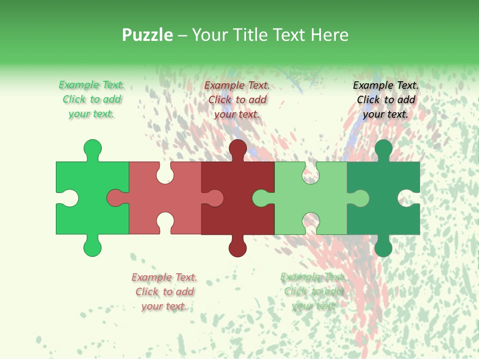 Single Paint Valentine PowerPoint Template