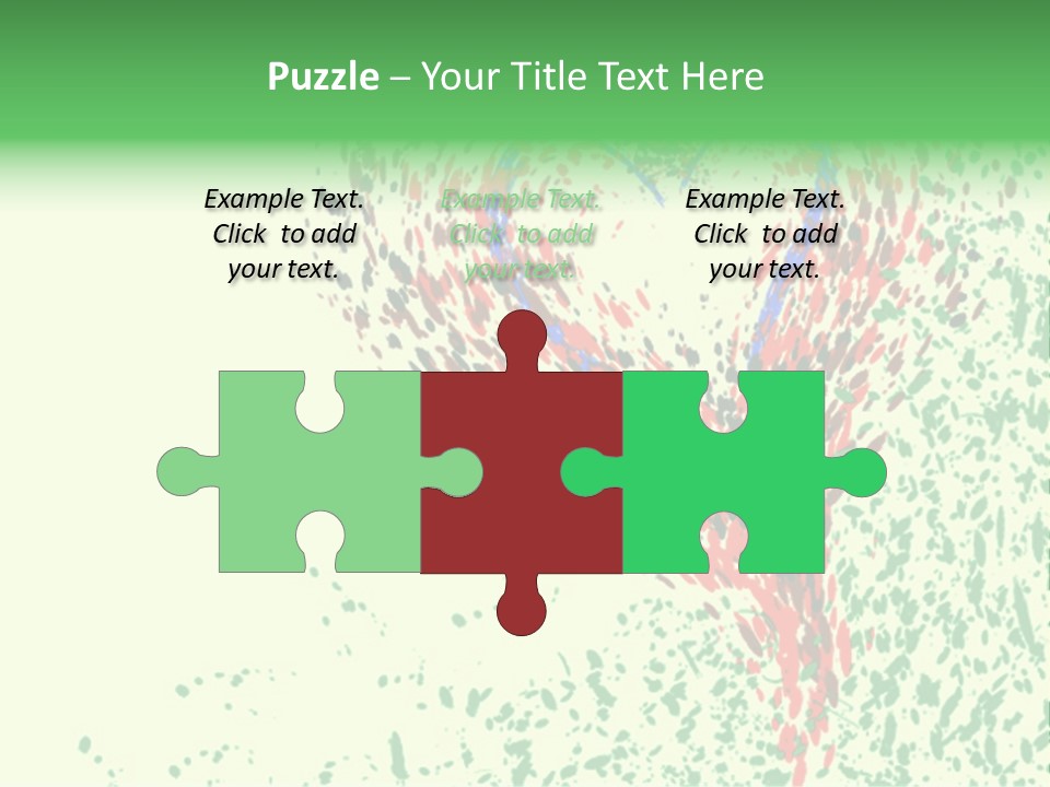 Single Paint Valentine PowerPoint Template