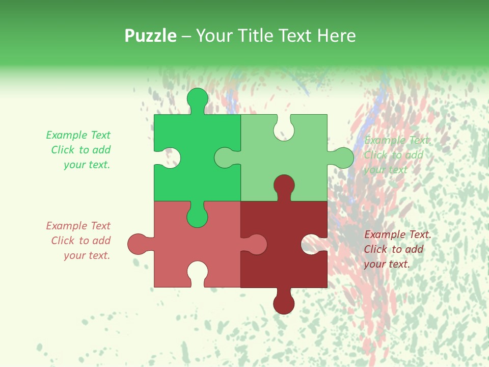 Single Paint Valentine PowerPoint Template