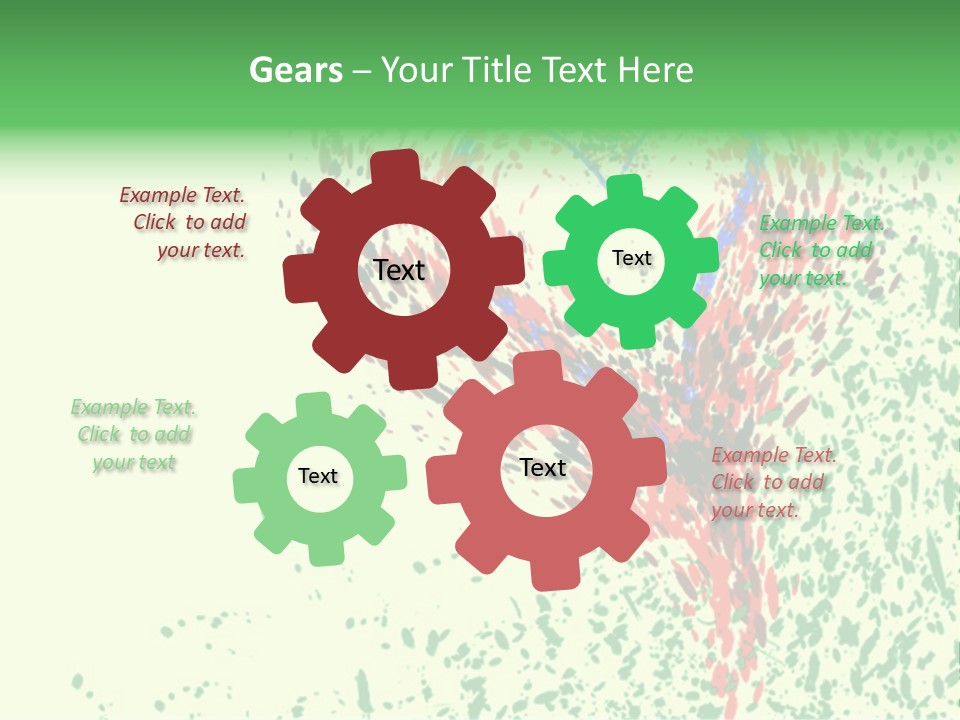 Single Paint Valentine PowerPoint Template