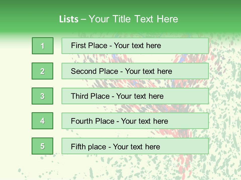 Single Paint Valentine PowerPoint Template