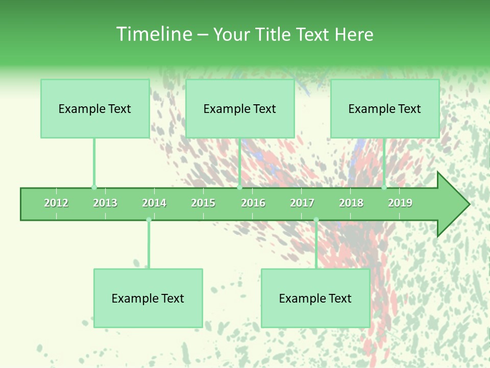 Single Paint Valentine PowerPoint Template