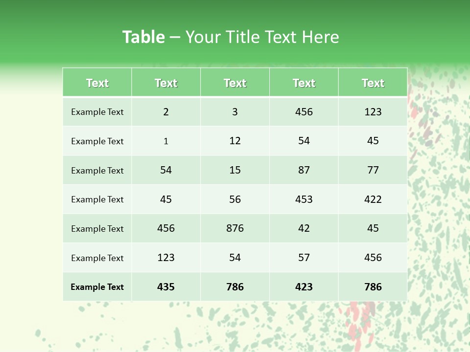 Single Paint Valentine PowerPoint Template