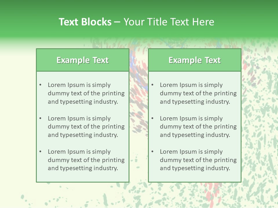 Single Paint Valentine PowerPoint Template