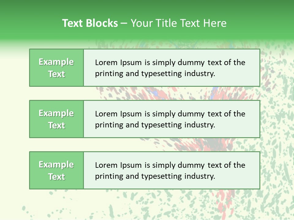 Single Paint Valentine PowerPoint Template