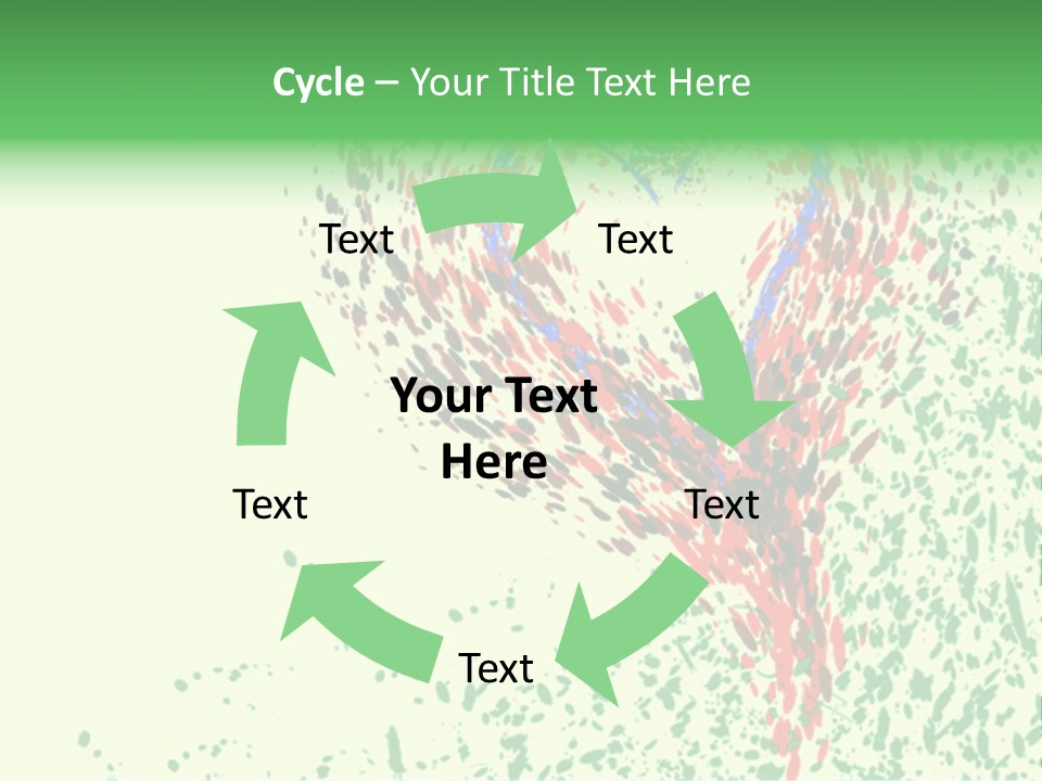 Single Paint Valentine PowerPoint Template