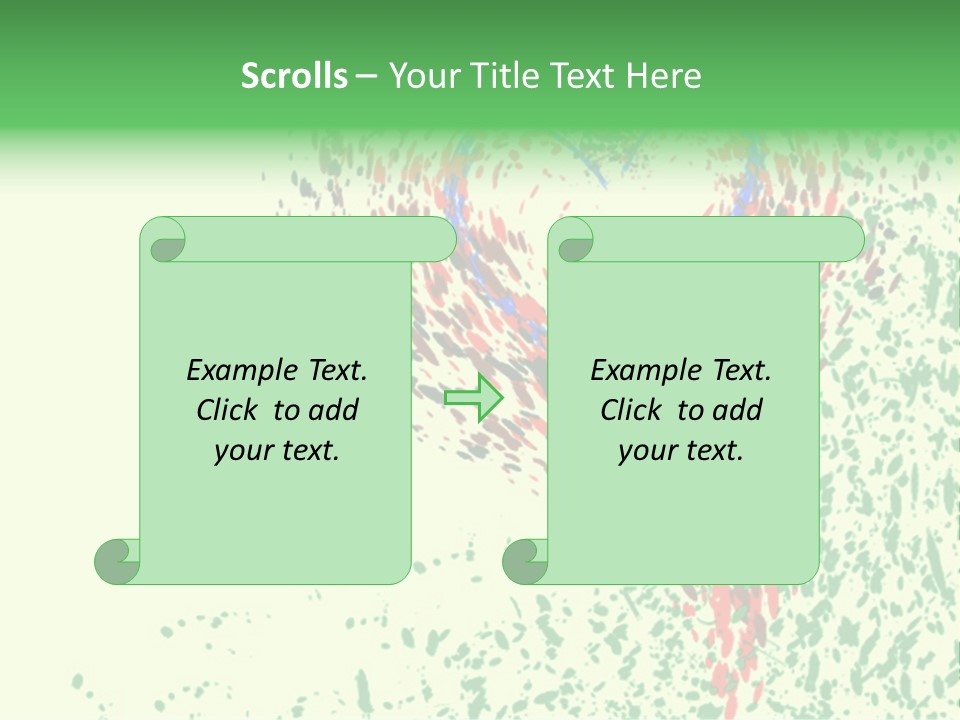 Single Paint Valentine PowerPoint Template