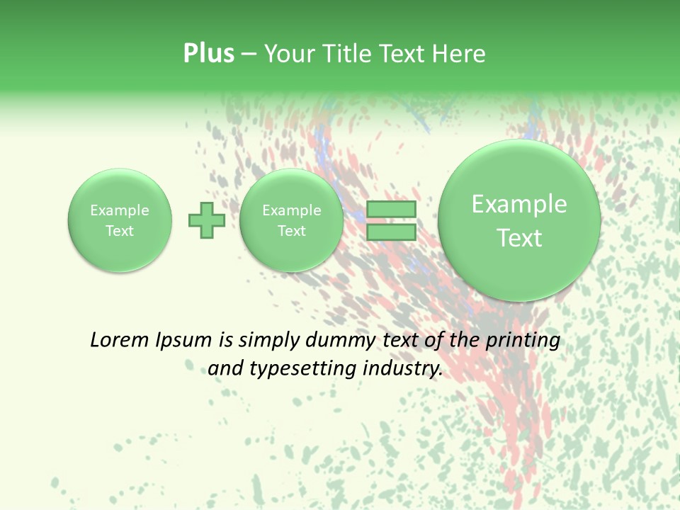 Single Paint Valentine PowerPoint Template