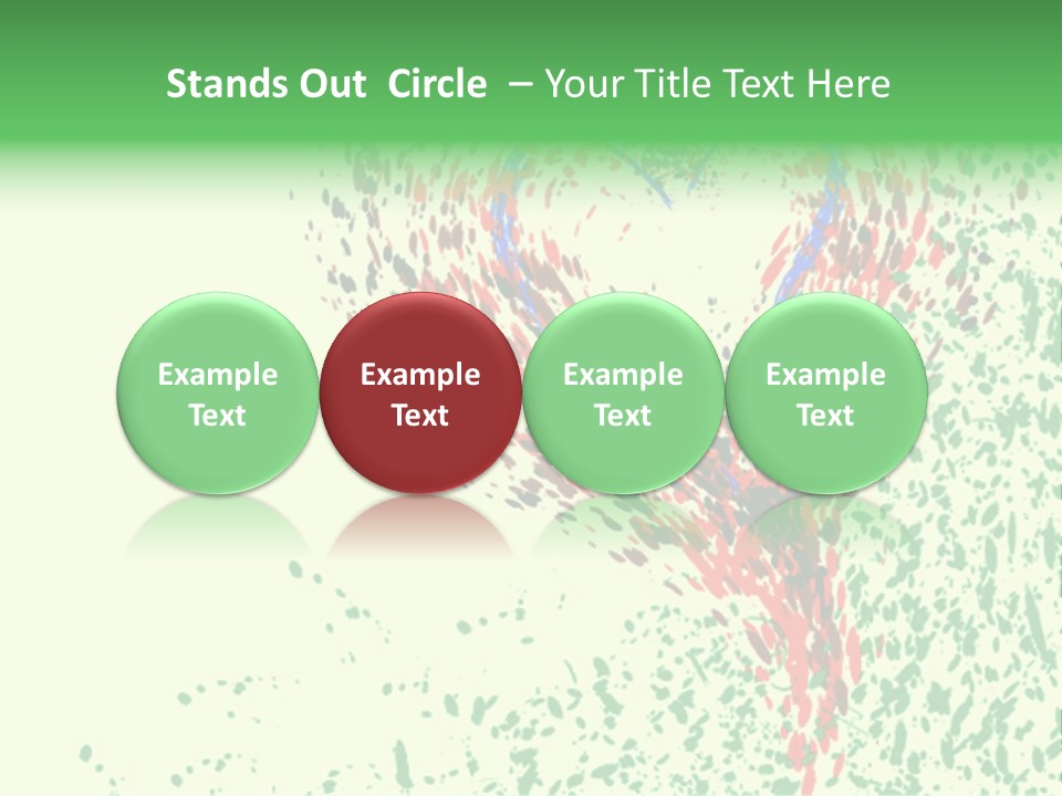 Single Paint Valentine PowerPoint Template