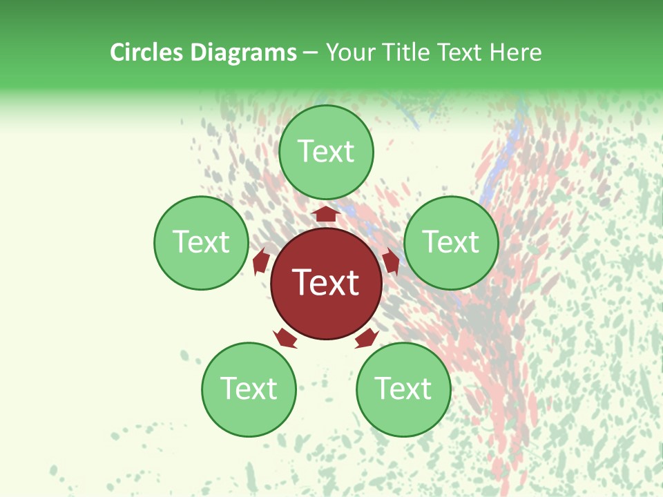 Single Paint Valentine PowerPoint Template