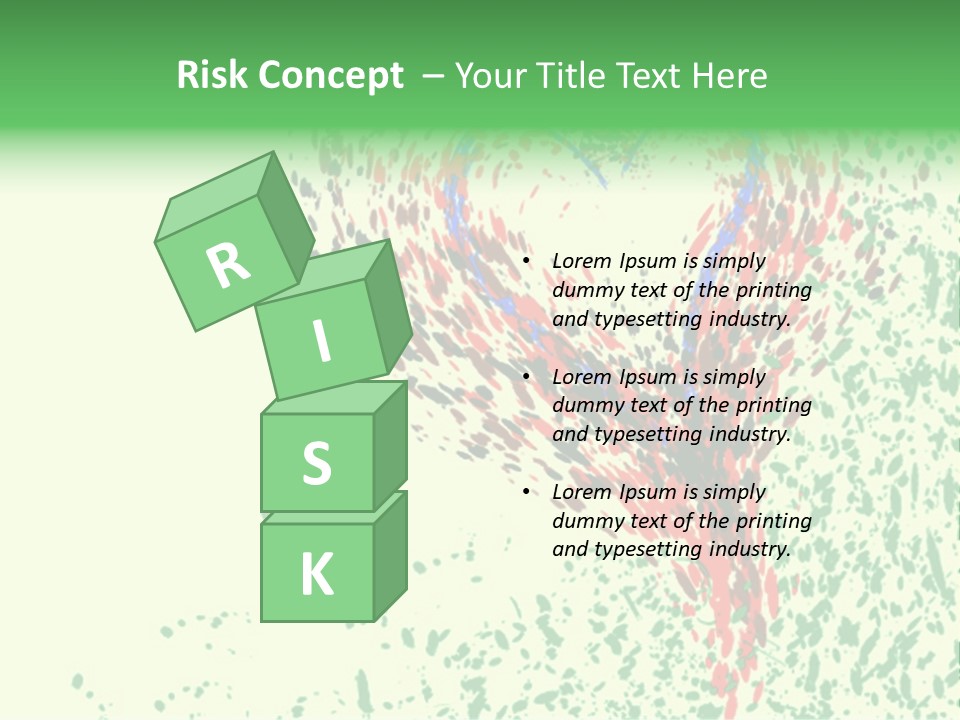 Single Paint Valentine PowerPoint Template