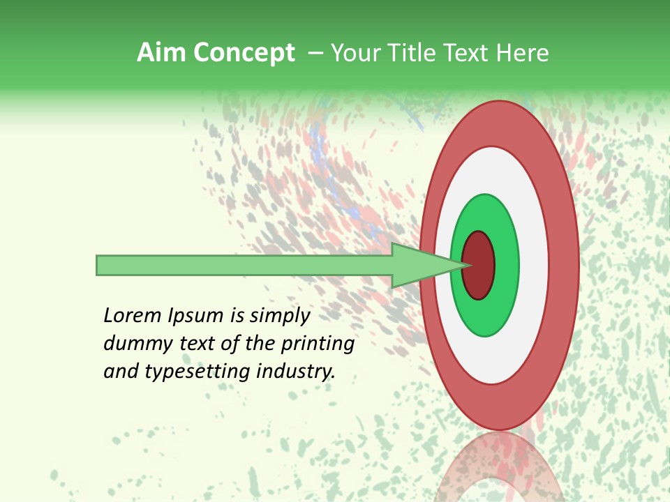 Single Paint Valentine PowerPoint Template