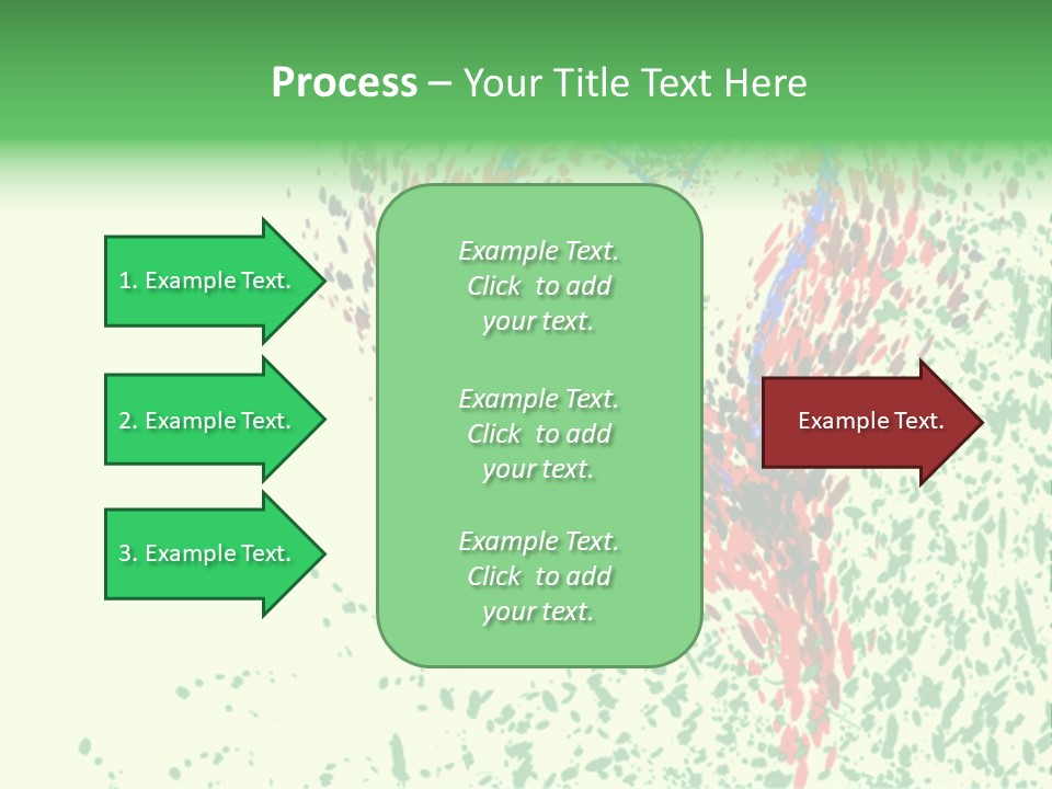 Single Paint Valentine PowerPoint Template