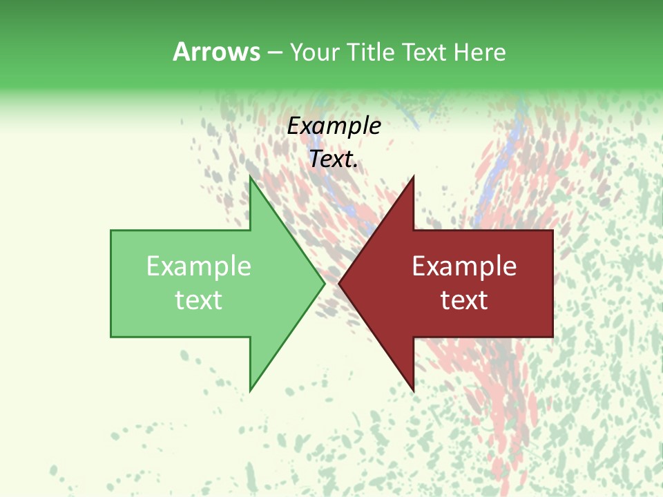 Single Paint Valentine PowerPoint Template