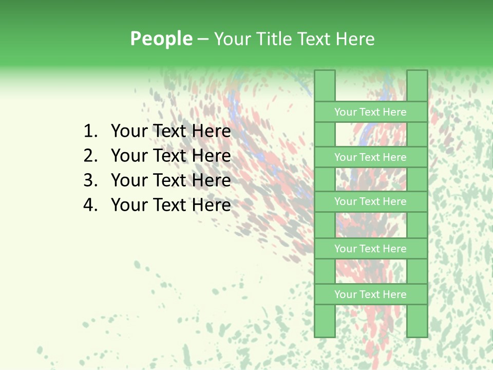 Single Paint Valentine PowerPoint Template