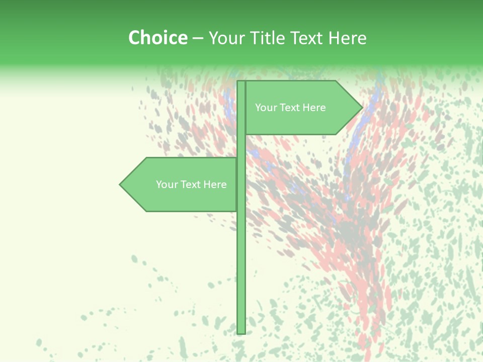 Single Paint Valentine PowerPoint Template