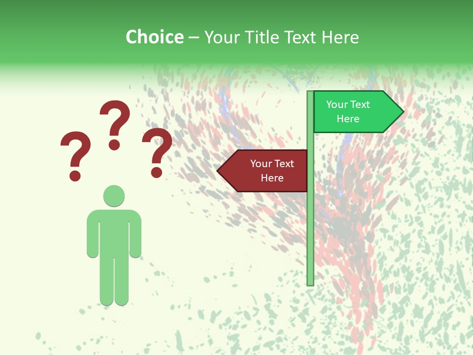 Single Paint Valentine PowerPoint Template