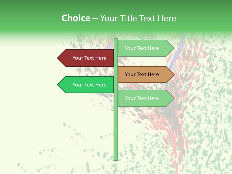 Single Paint Valentine PowerPoint Template