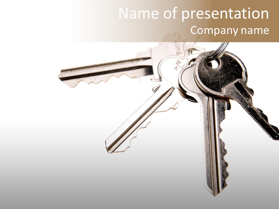 Keys Locksmith Inside PowerPoint Template