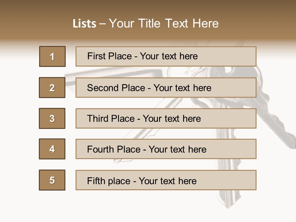 Keys Locksmith Inside PowerPoint Template