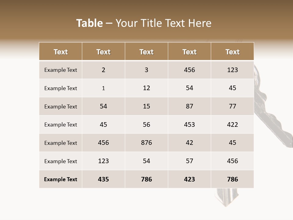 Keys Locksmith Inside PowerPoint Template