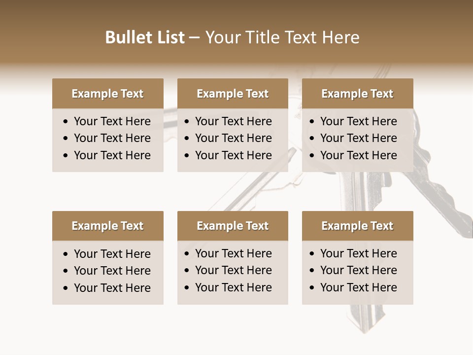 Keys Locksmith Inside PowerPoint Template