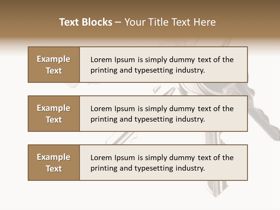 Keys Locksmith Inside PowerPoint Template