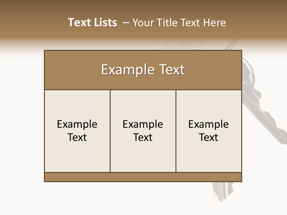 Keys Locksmith Inside PowerPoint Template