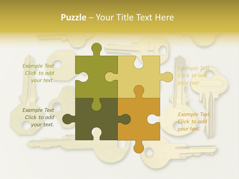 Golden Wealth Concept PowerPoint Template