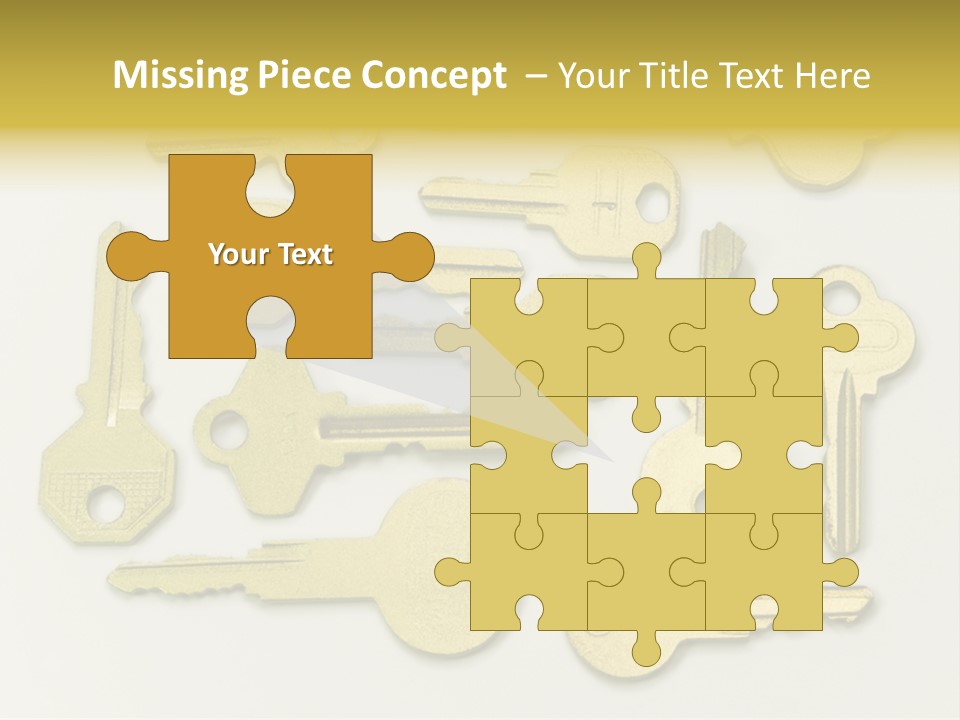 Golden Wealth Concept PowerPoint Template