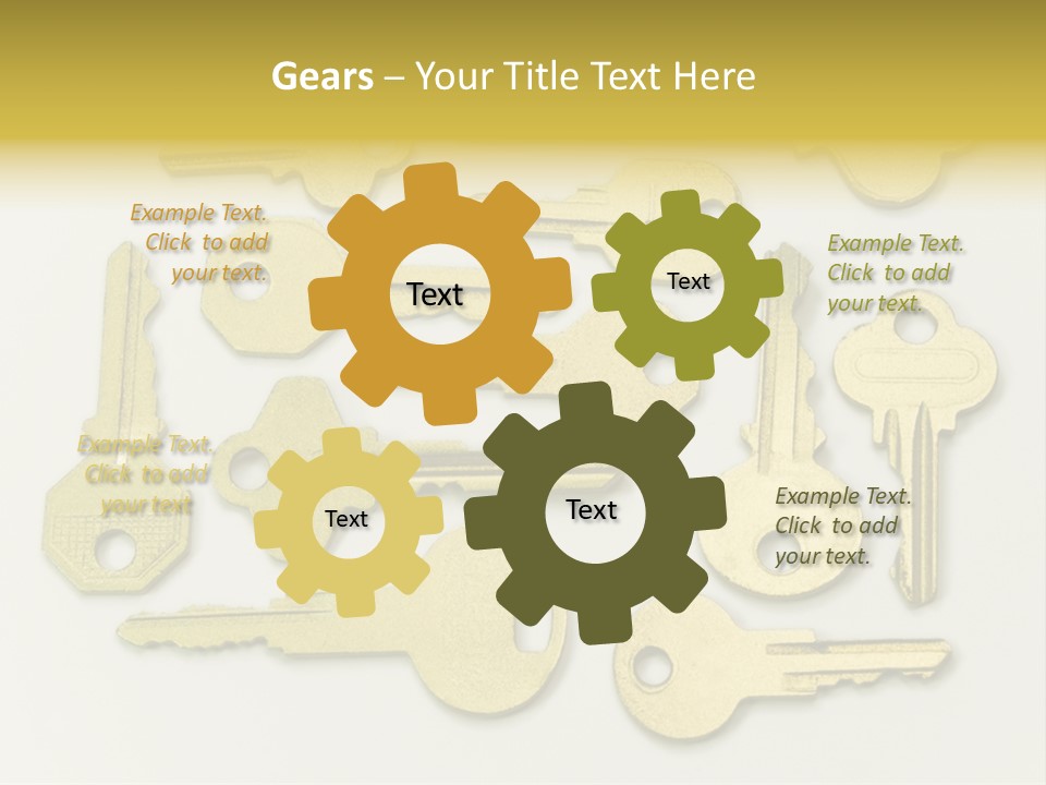 Golden Wealth Concept PowerPoint Template