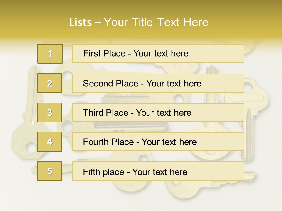 Golden Wealth Concept PowerPoint Template