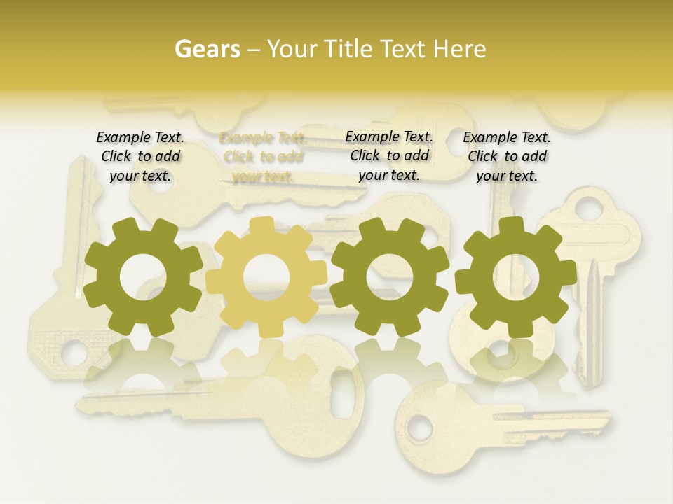 Golden Wealth Concept PowerPoint Template