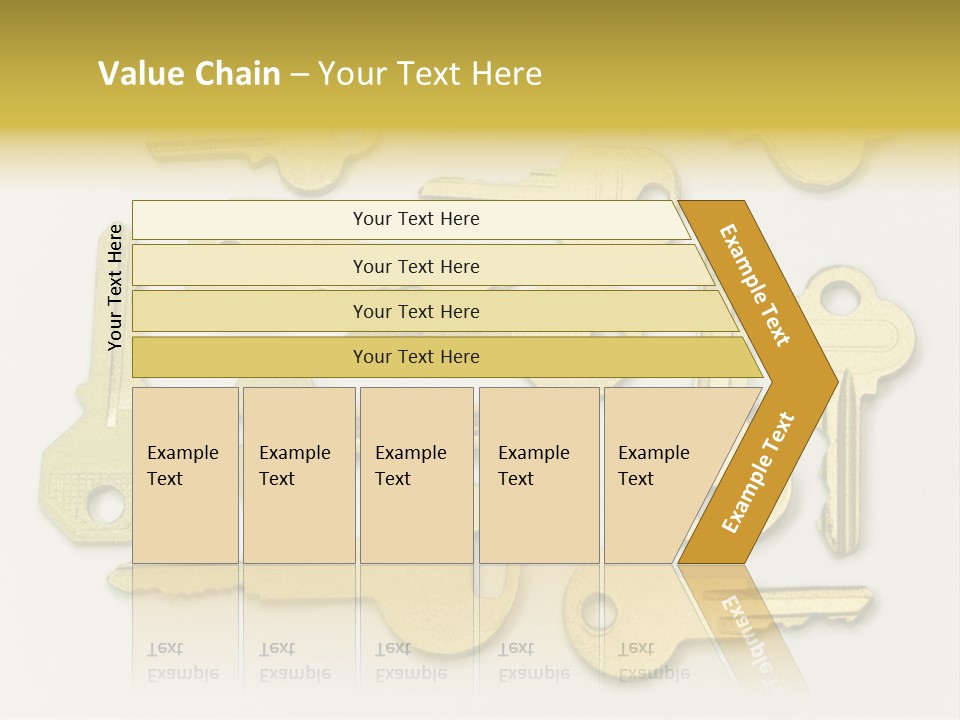 Golden Wealth Concept PowerPoint Template