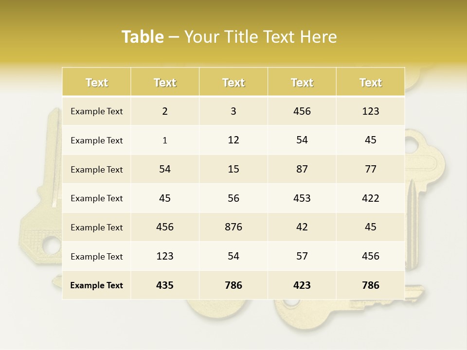 Golden Wealth Concept PowerPoint Template