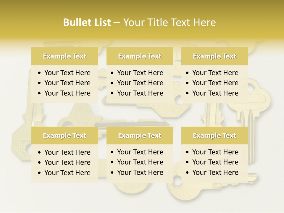 Golden Wealth Concept PowerPoint Template