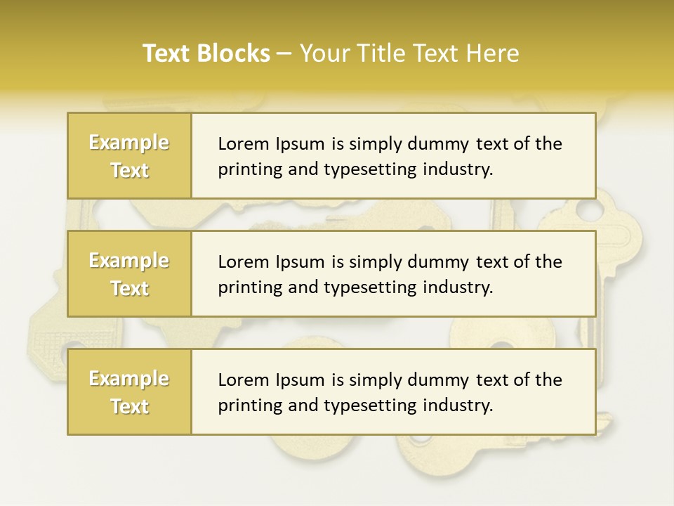 Golden Wealth Concept PowerPoint Template