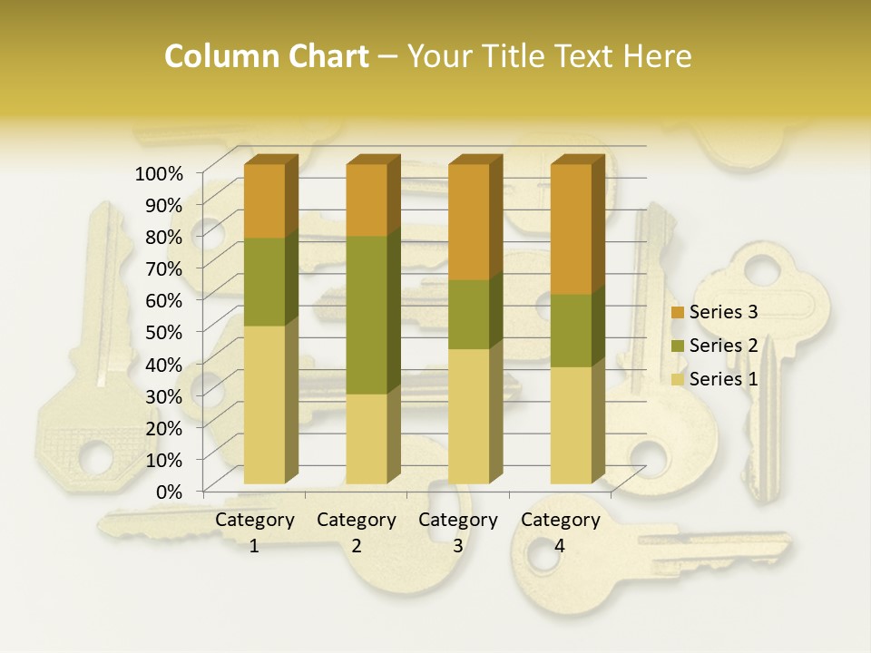 Golden Wealth Concept PowerPoint Template