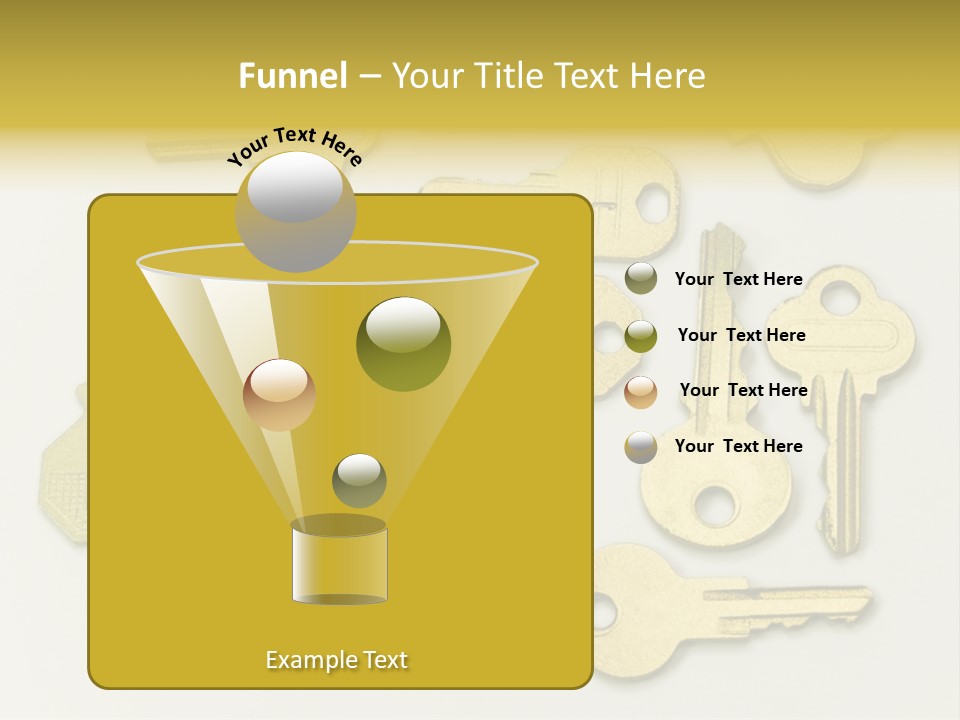 Golden Wealth Concept PowerPoint Template