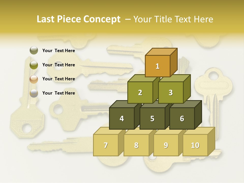Golden Wealth Concept PowerPoint Template